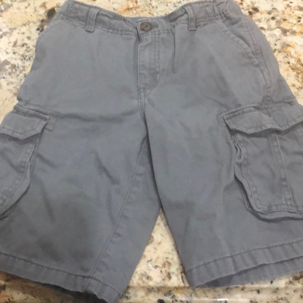 Boys grey cargo shorts